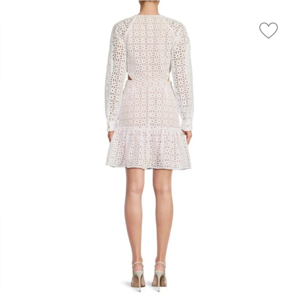 Michael Kors Eyelet Mini Dress Various NEW white Nude Cutout - Picture 3 of 11